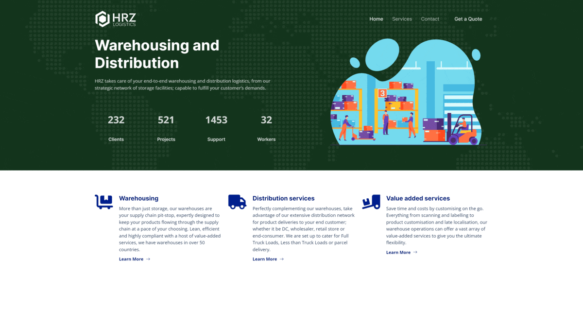 Senter Logistics — HRZ Platform